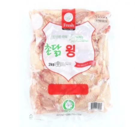 촌닭 닭윙 중간날개 국내산 2kg 냉동