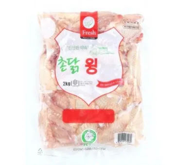 촌닭 닭윙 중간날개 국내산 2kg 냉동