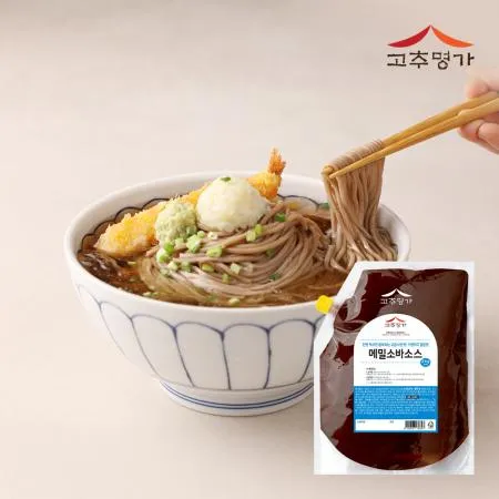 고추명가 메밀소바소스 2kg