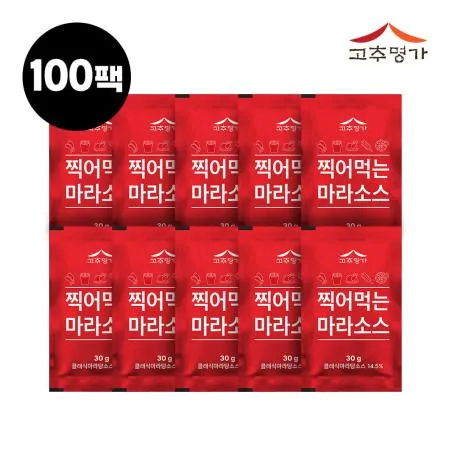 고추명가 찍어먹는 마라소스 30g x 100팩