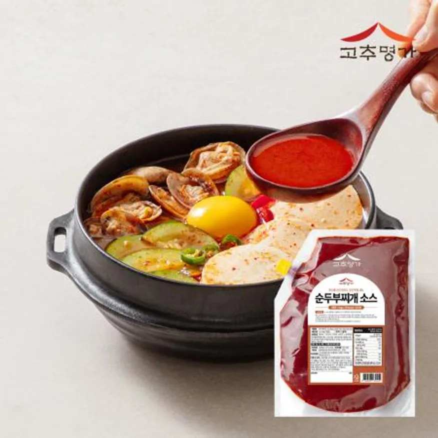 고추명가 순두부찌개소스 2kg 이미지