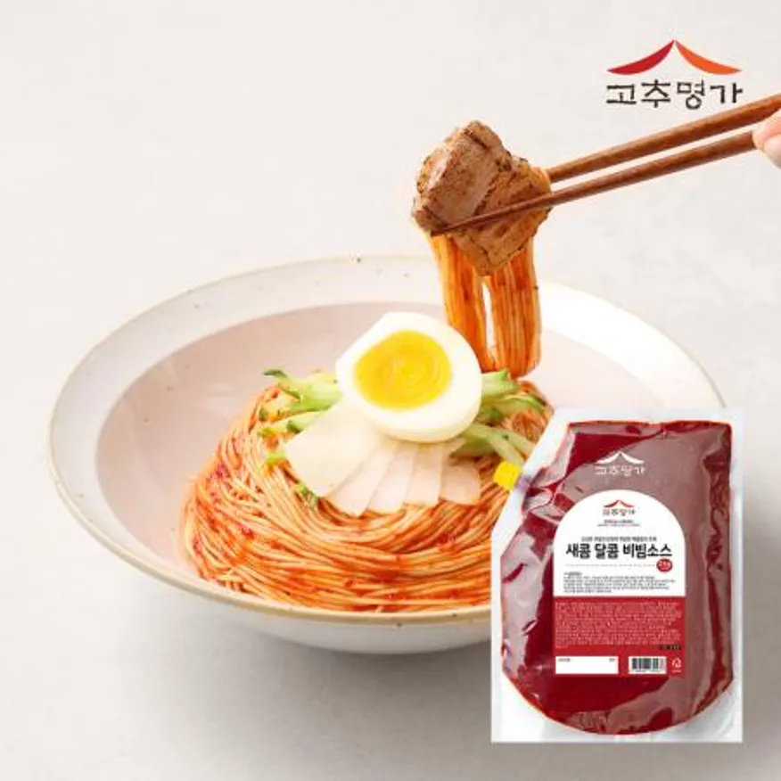 고추명가 새콤달콤비빔소스 2kg 이미지