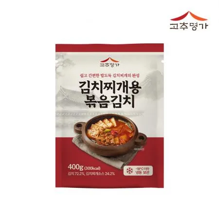 고추명가 김치찌개 소스 볶음김치 400g  이미지