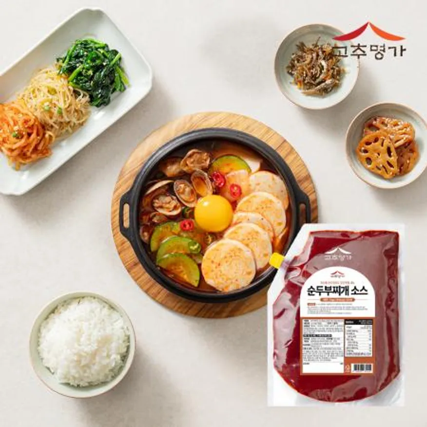 고추명가 순두부찌개소스 2kg 이미지