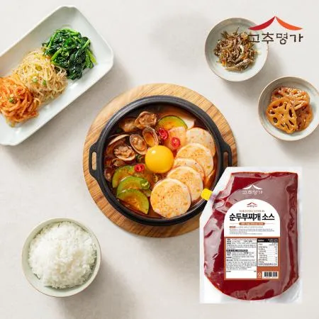 고추명가 순두부찌개소스 2kg 이미지