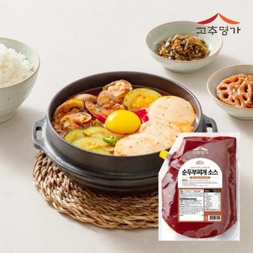 고추명가 순두부찌개소스 2kg 이미지