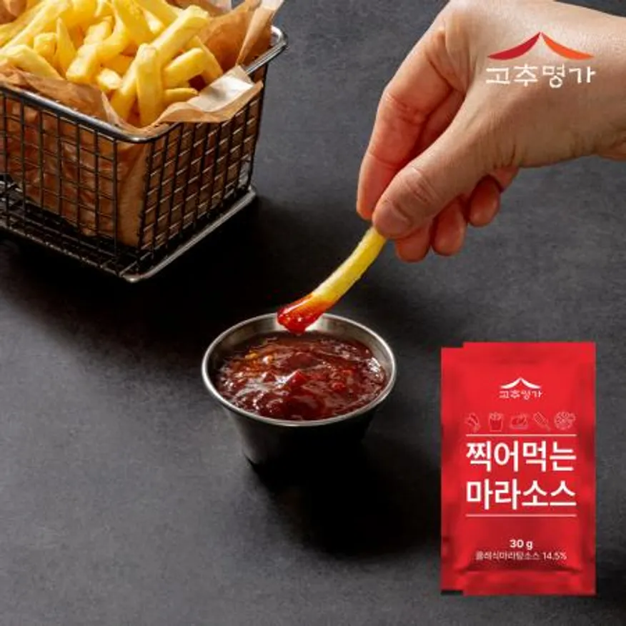 고추명가 찍어먹는 마라소스 30g x 100팩 이미지