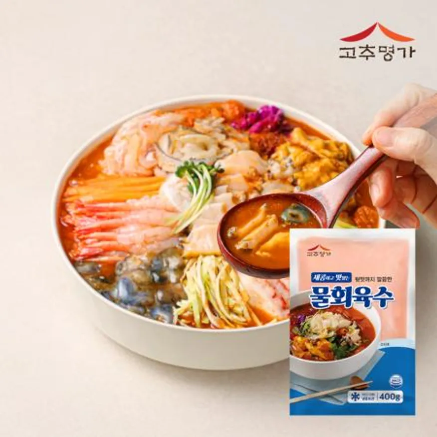 고추명가 물회육수 400g 이미지