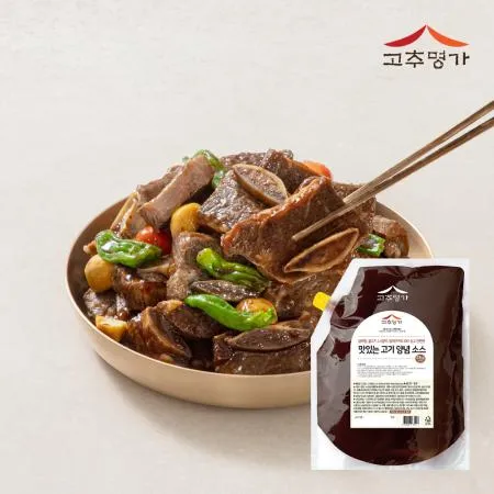 고추명가 맛있는고기양념소스 2kg 이미지