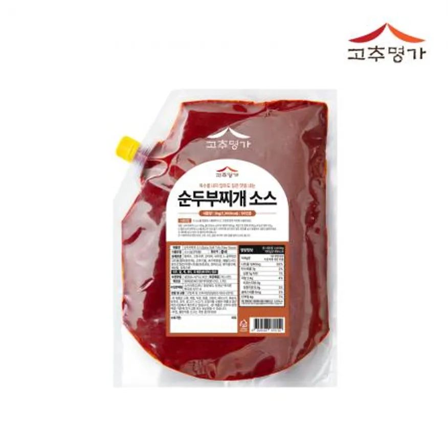 고추명가 순두부찌개소스 2kg 이미지