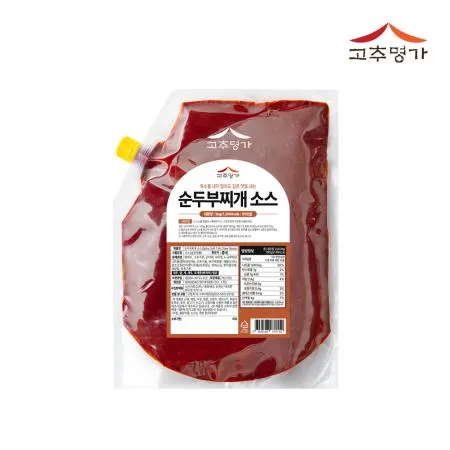 고추명가 순두부찌개소스 2kg 이미지
