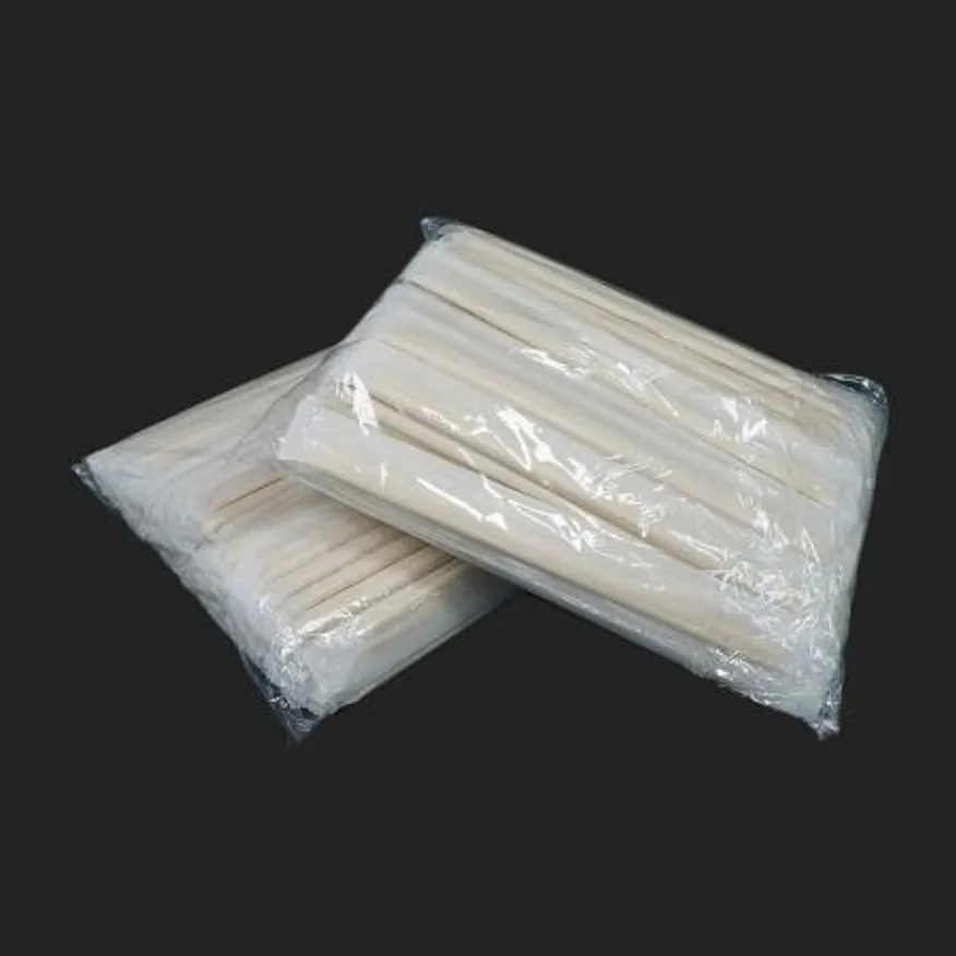 대나무 젓가락 백상지 포장 8인치 2500개 이미지
