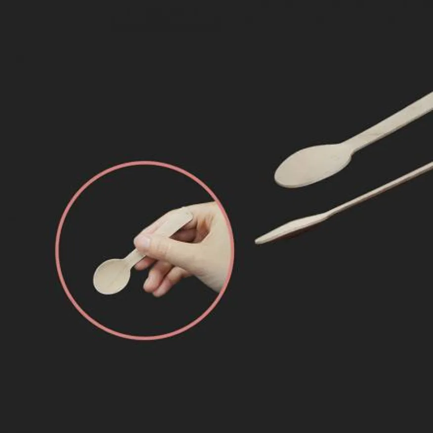 우드 아이스크림스푼 100mm 벌크포장 2000개 이미지