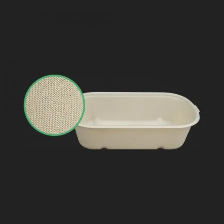 크라프트 펄프용기 BH008 (PET리드 뚜껑포함) 500개입 이미지