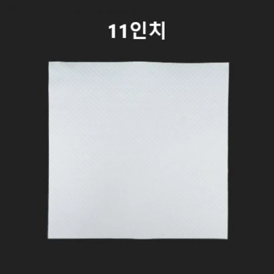 피자 포장 박스 깔지 엠보싱 피자 사각 속지 11인치 1000장 이미지