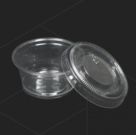 2온스 미니 소스컵 소스통 60ml 투명 세트 2500개 이미지
