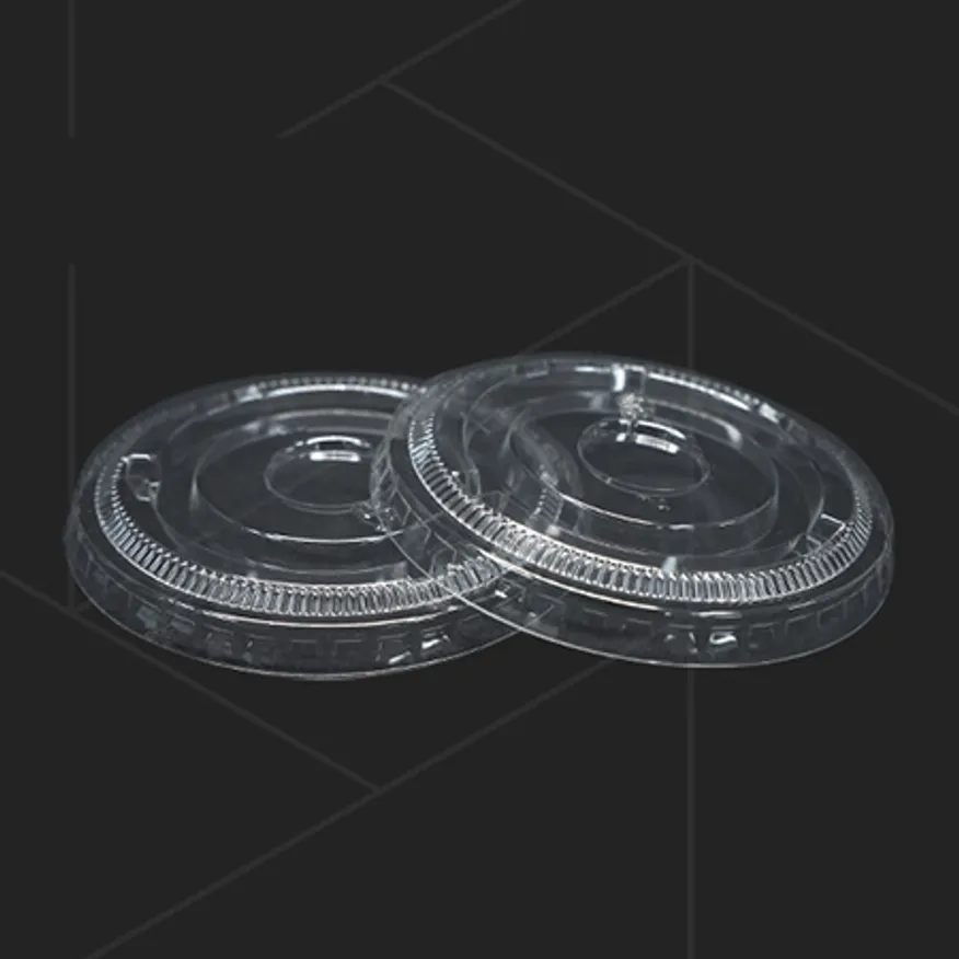 5.5온스 소스컵 소스통 160ml 민자형 뚜껑 세트 1000개 이미지