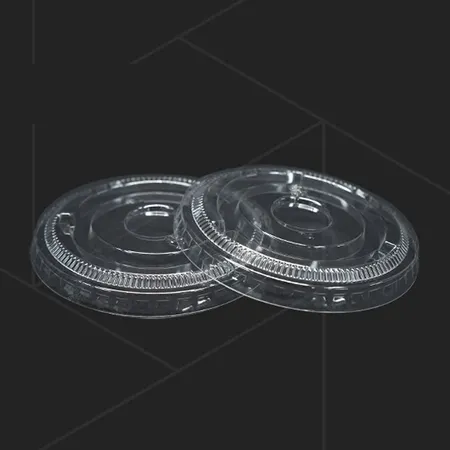 5.5온스 소스컵 소스통 160ml 민자형 뚜껑 세트 1000개 이미지