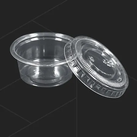 0.75온스 미니 소스컵 소스통 20ml 투명 세트 5000개 이미지