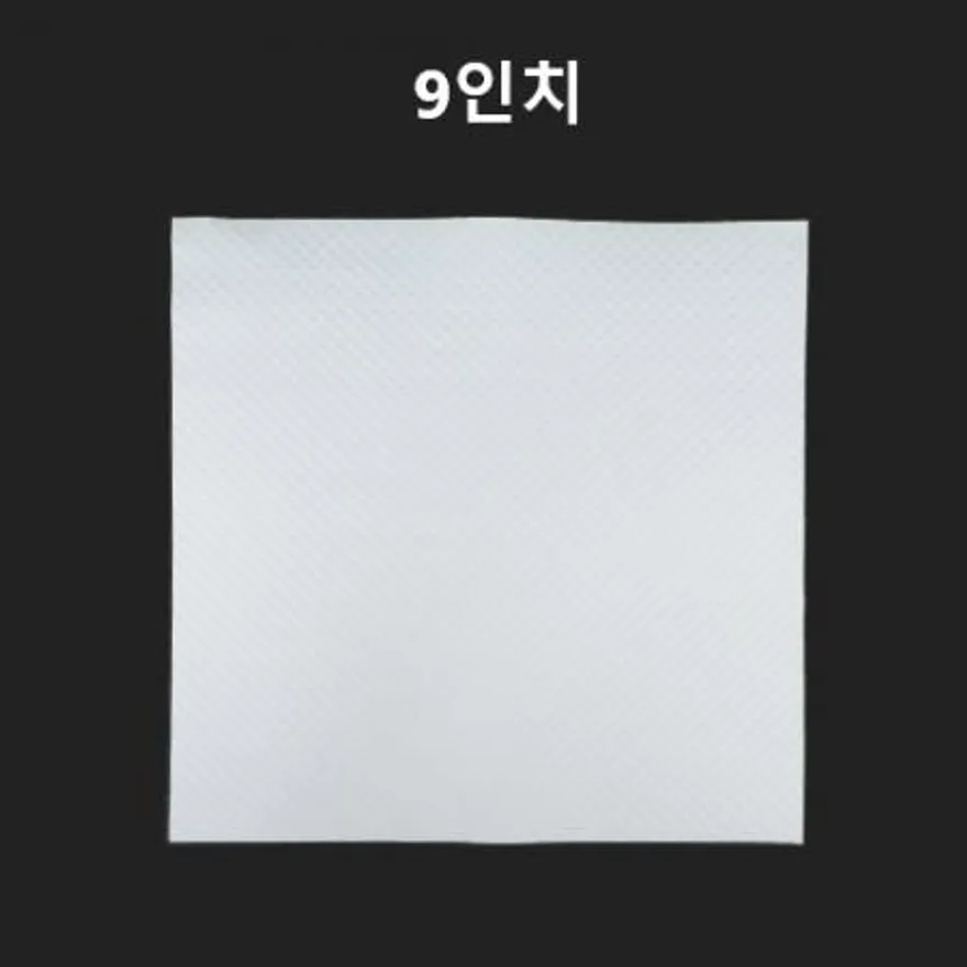 피자 포장 박스 깔지 엠보싱 피자 사각 속지 9인치 1000장 이미지