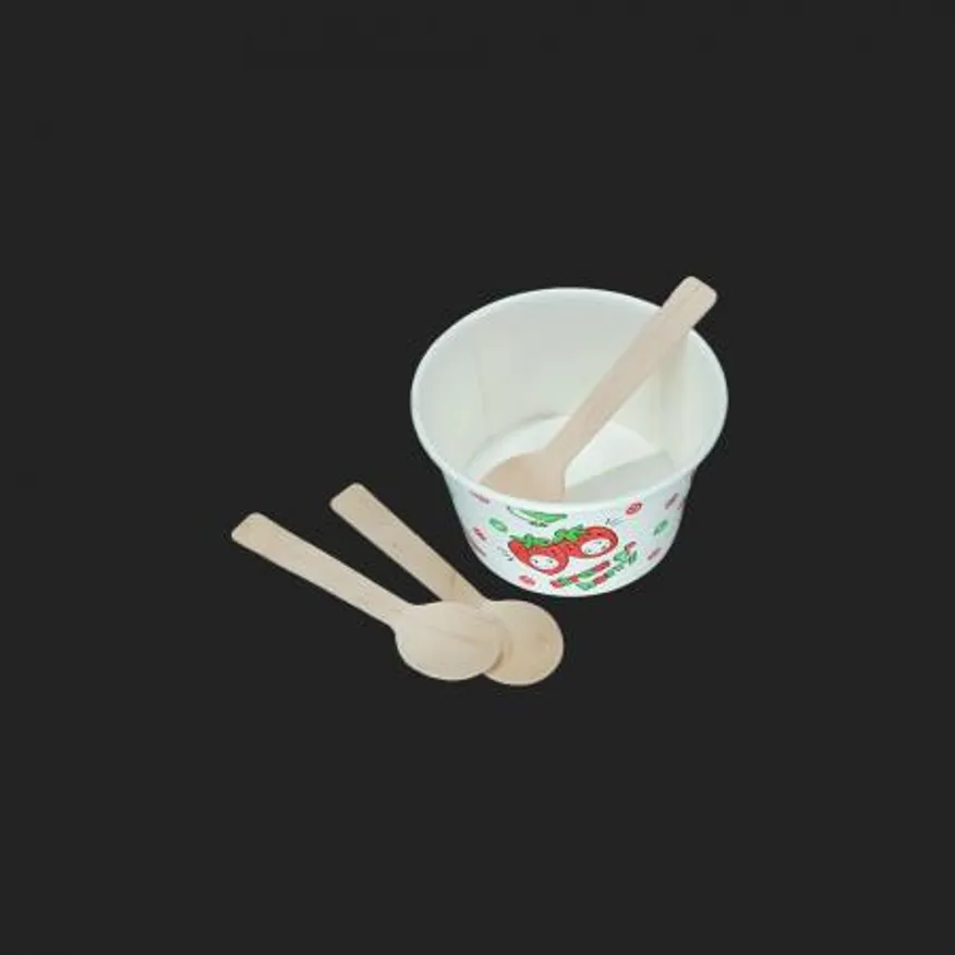 우드 아이스크림스푼 100mm 벌크포장 2000개 이미지