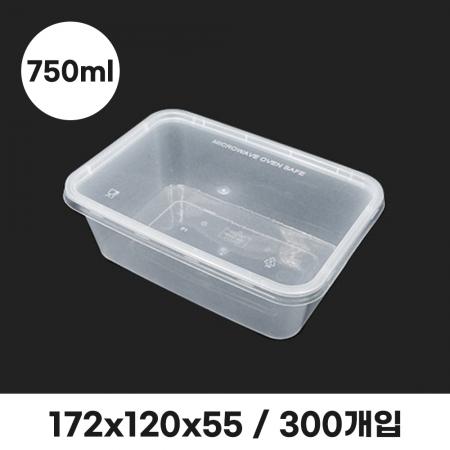 신형 사각용기 YQ392(화이트) 세트 300개입