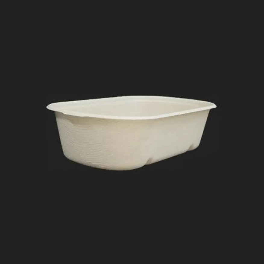 크라프트 펄프용기 BH008 (PET리드 뚜껑포함) 500개입 이미지