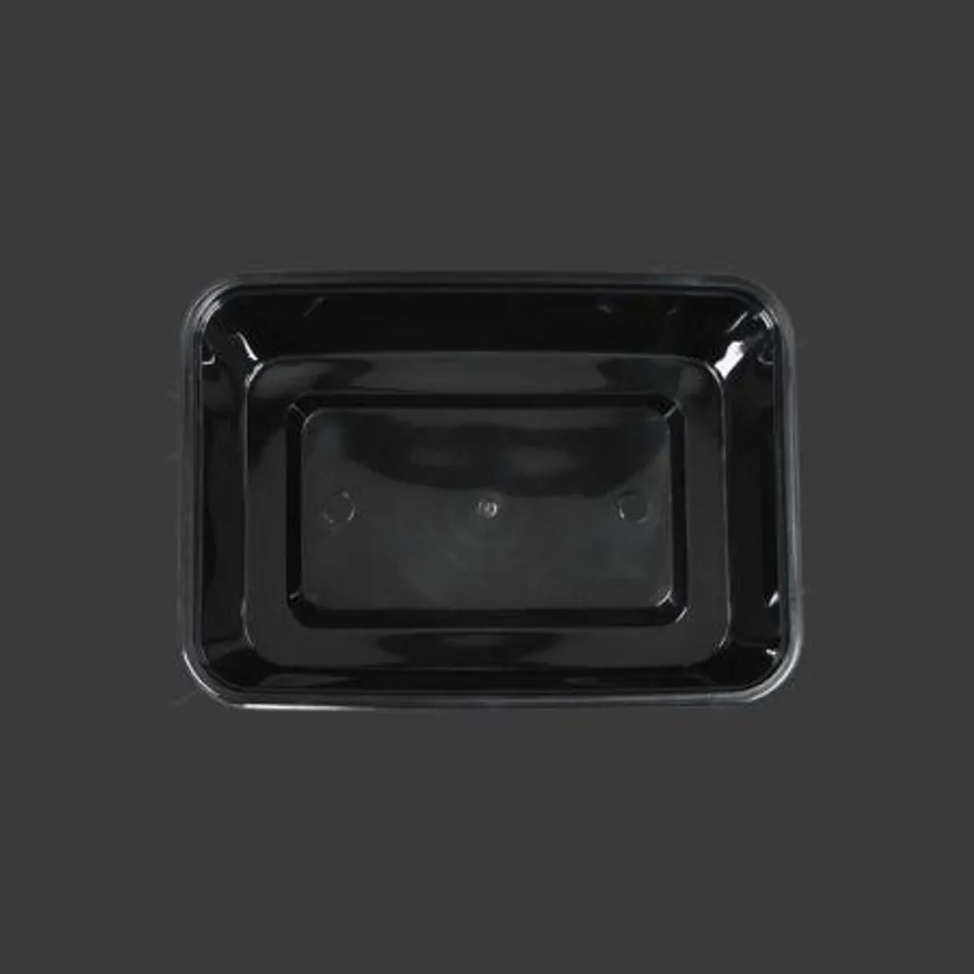 신형 사각용기 YQ385(블랙) 세트 300개입 이미지