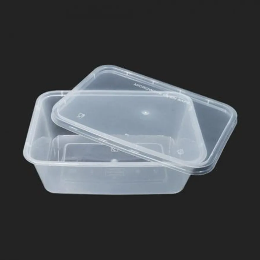 신형 사각용기 YQ392(화이트) 세트 300개입 이미지