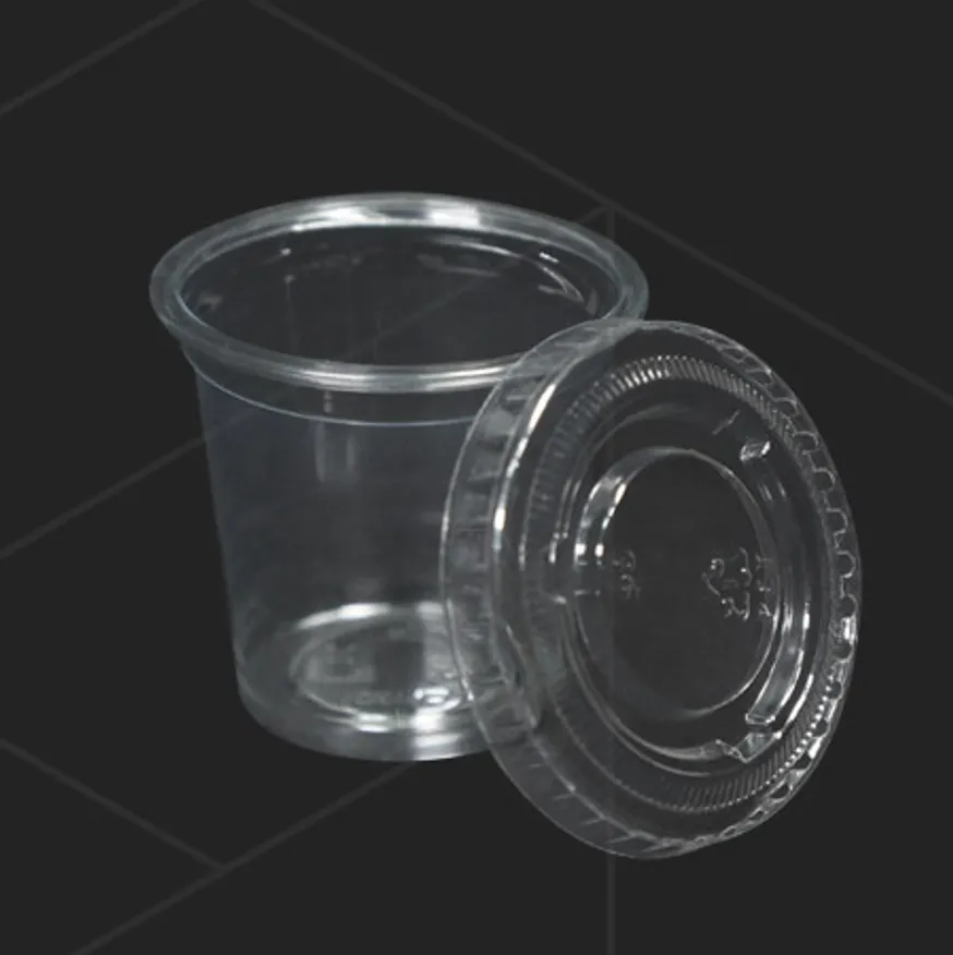 1온스 미니 소스컵 소스통 40ml 투명 세트 5000개 이미지