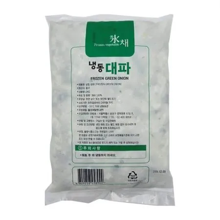 농우 냉동대파(슬라이스) 1KG X 5봉 BOX 이미지