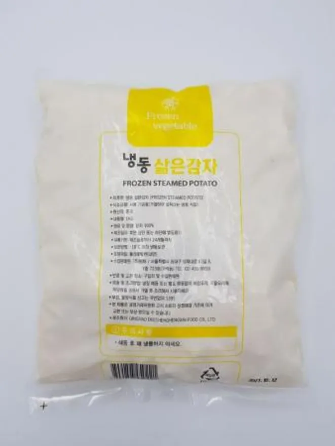 냉동삶은감자다이스(2cm*2cm_카레,짜장용) 1KG 이미지