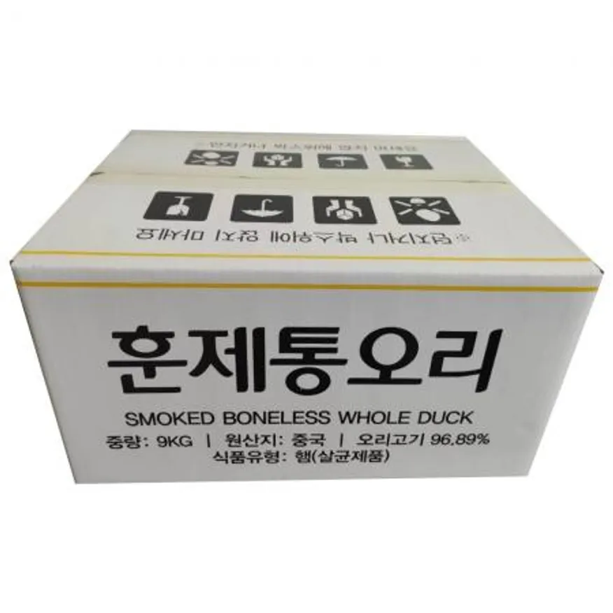 농우 훈제 통오리 9kg/BOX(통오리 10봉 내외) 중국산 업소용 이미지