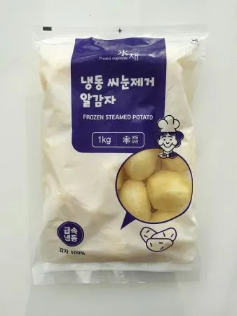 냉동씨눈제거알감자(탈피_찐감자_샐러드,닭볶음탕,버터구이용,조림용) 1KG