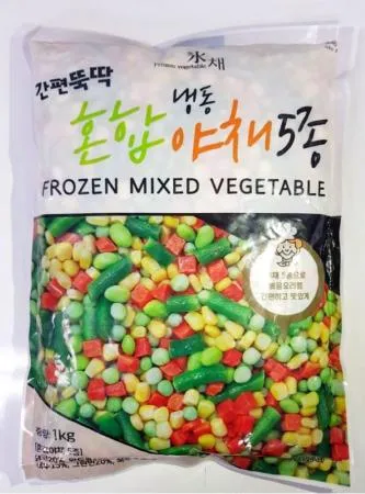 냉동혼합야채 5종(볶음밥용,카레용,서양요리용,볶음요리용) 1KG 이미지