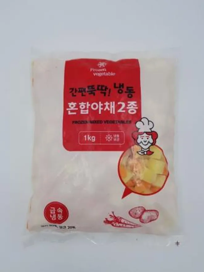 냉동혼합야채 2종(카레용,짜장용) 1KG 이미지