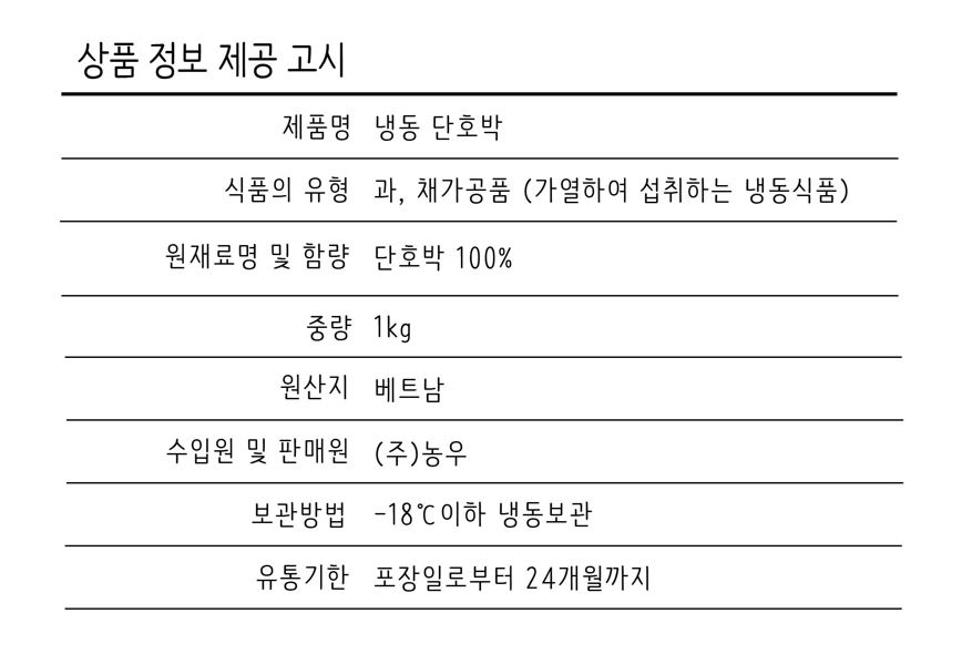 상품정보제공고시