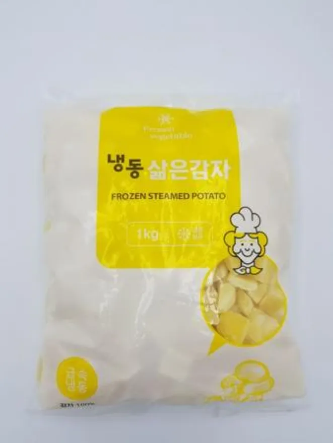 냉동삶은감자다이스(2cm*2cm_카레,짜장용) 1KG 이미지