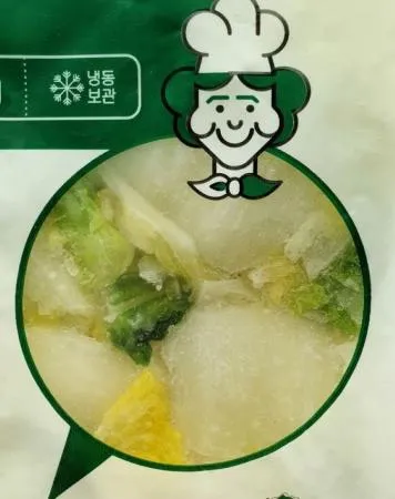 냉동얼갈이(국용_찌개용) 1KG 이미지