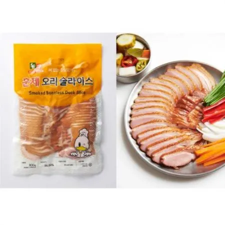 농우 훈제오리 슬라이스 800g 이미지