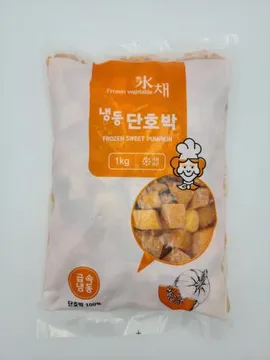 냉동단호박_죽용(탈피,절단) 1KG