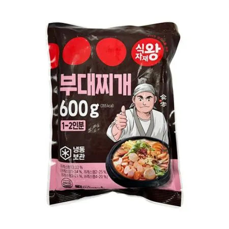 식자재왕 부대찌개 냉동탕 600g 이미지