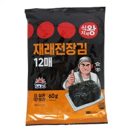 식자재왕 조미김 (12매)60g