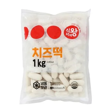 식자재왕 치즈떡볶이떡 냉동 1kg