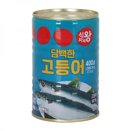 식자재왕 담백한 고등어캔 400g