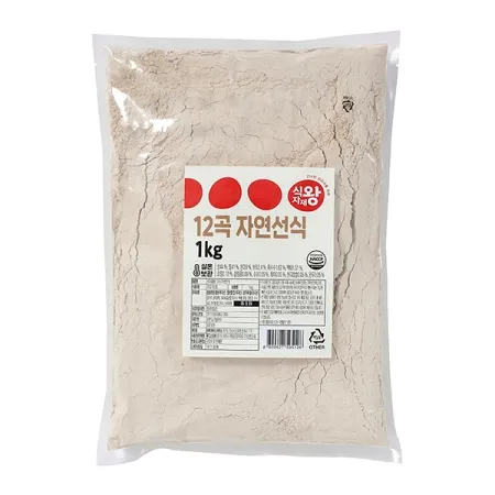 식자재왕 12곡 미숫가루 자연선식 1kg