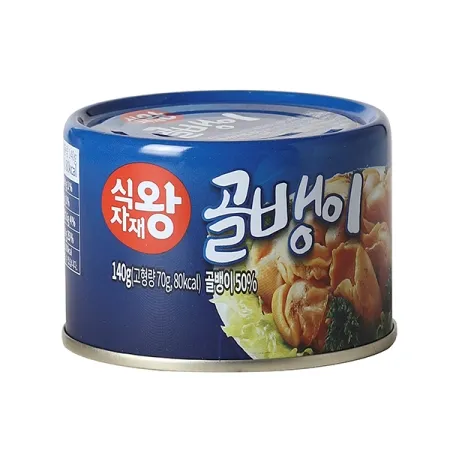 식자재왕 골뱅이캔 자연산 140g