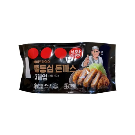 식자재왕 통등심돈까스 에어프라이어 (150g*3)450g 이미지