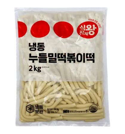 식자재왕 냉동누들밀떡볶이떡 2kg