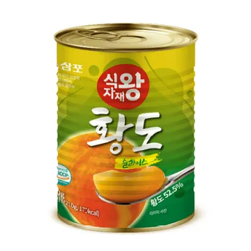 식자재왕 황도 슬라이스 8절 400g